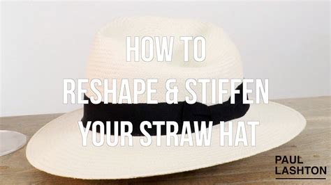 homemade cowboy straw hat stiffener.